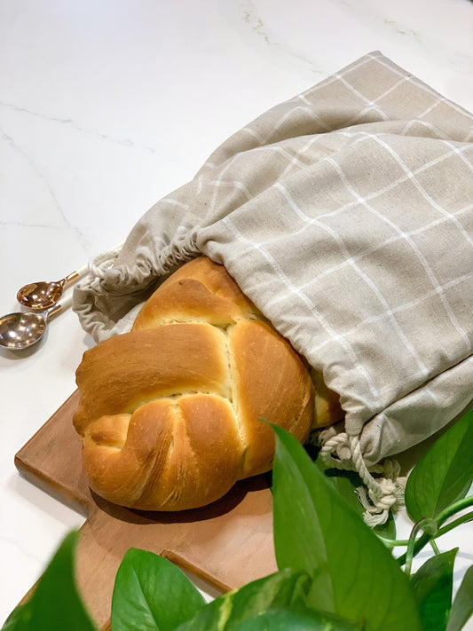 DIY Linen Bread Bag