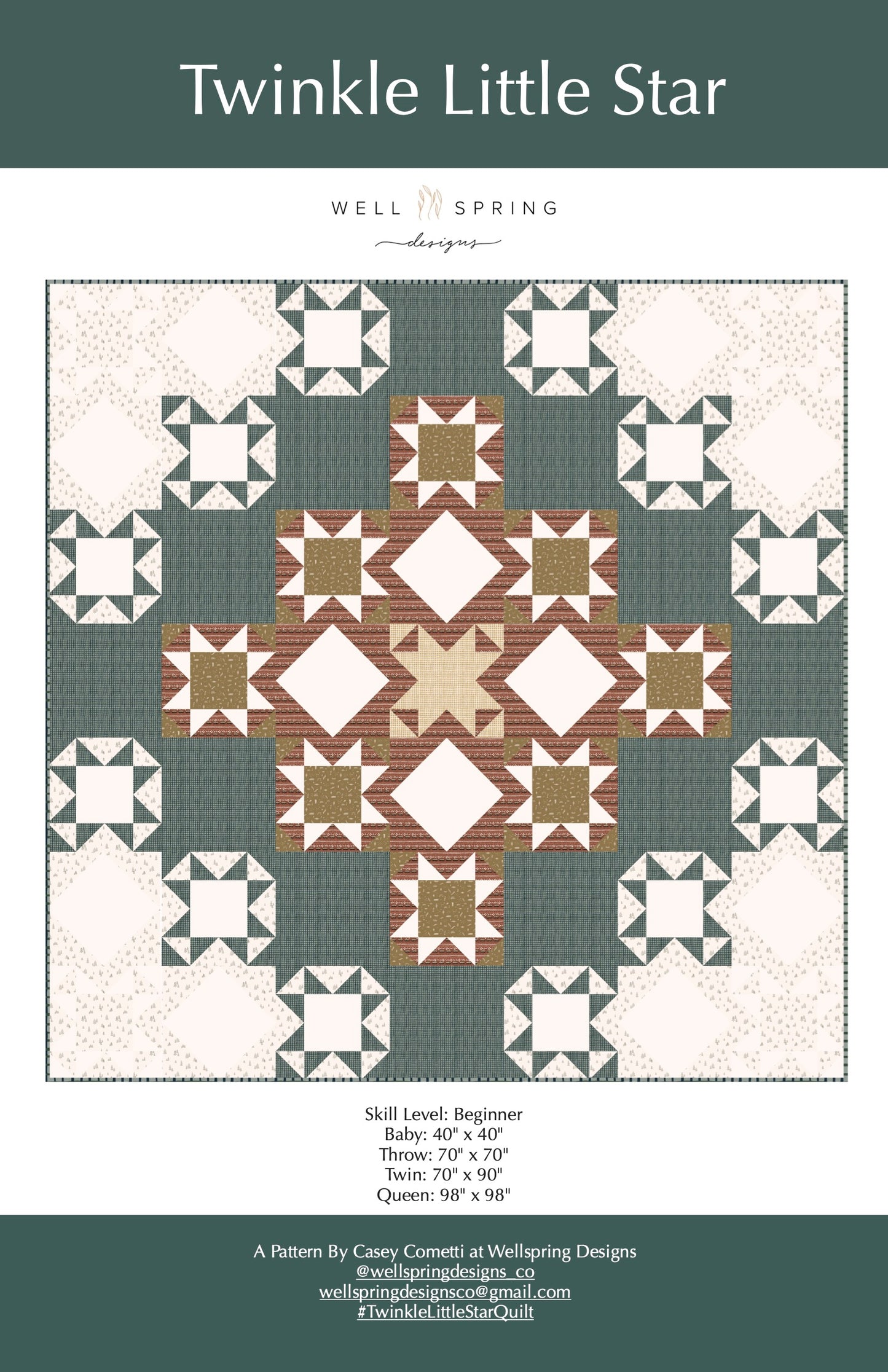 Twinkle Little Star Quilt - Paper Pattern