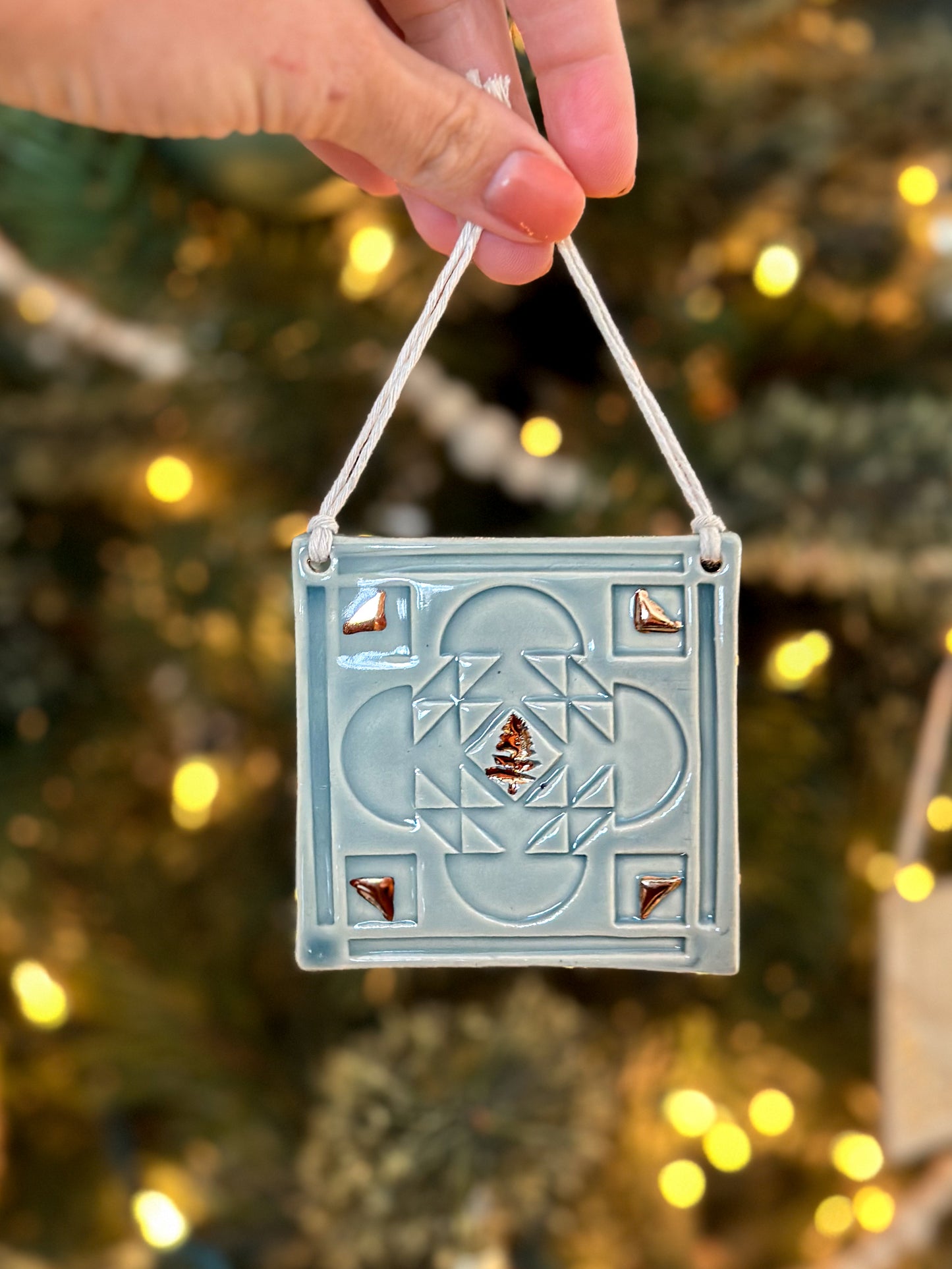 Handmade Quilt Block Ornaments