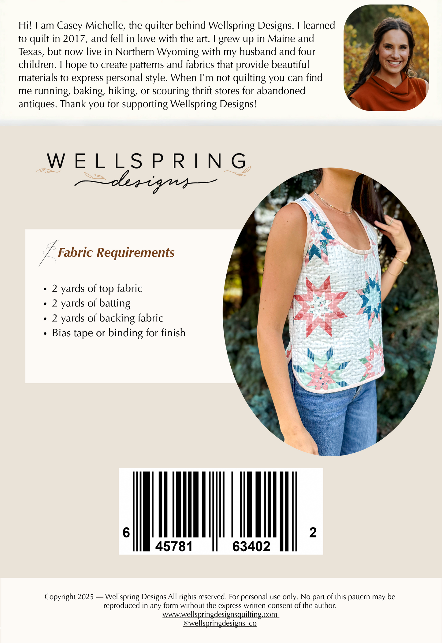 Quilted Shorts/Tank Top Bundle - Digital Download