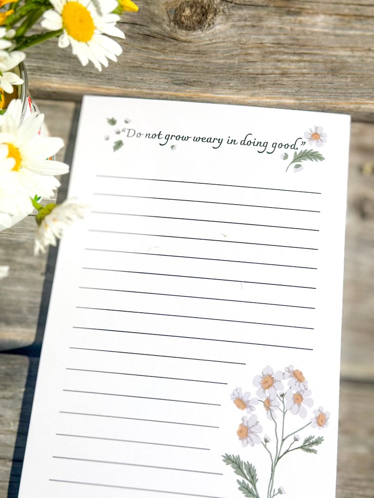 Floral Notepad