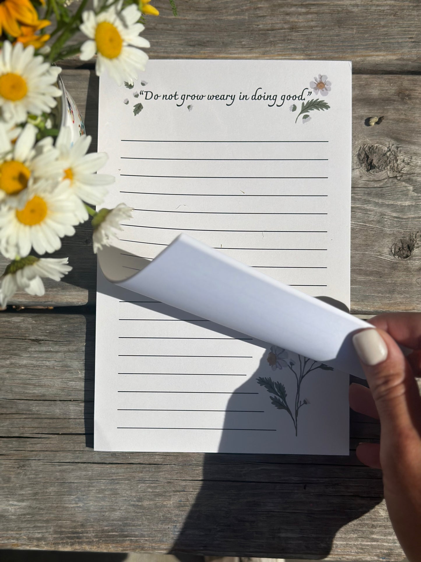 Floral Notepad