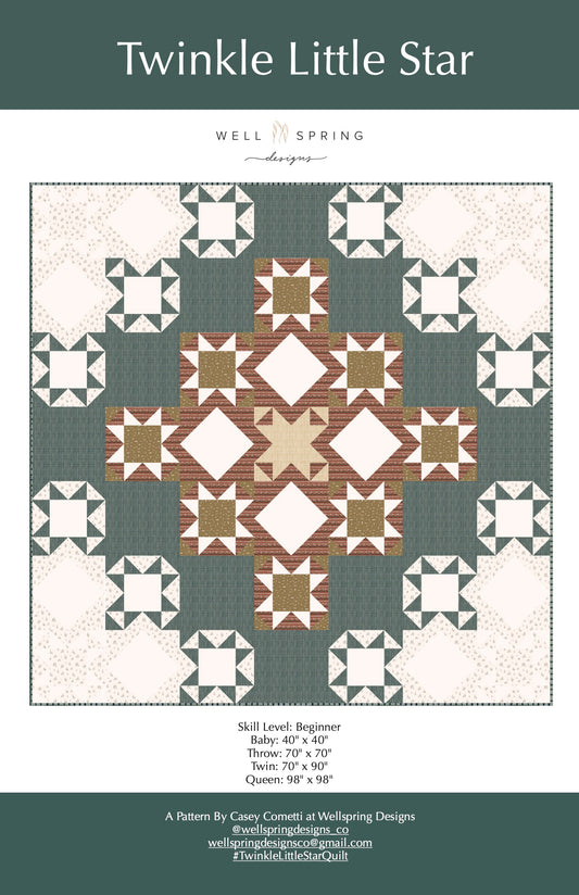 Twinkle Little Star Quilt - Paper Pattern