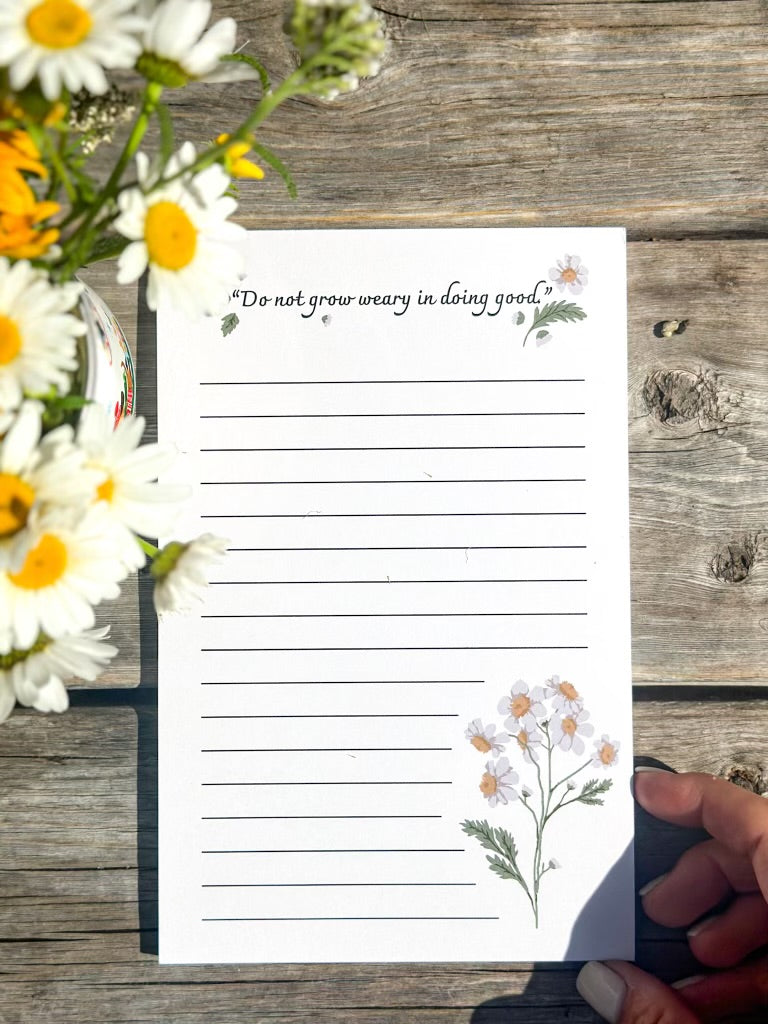 Floral Notepad