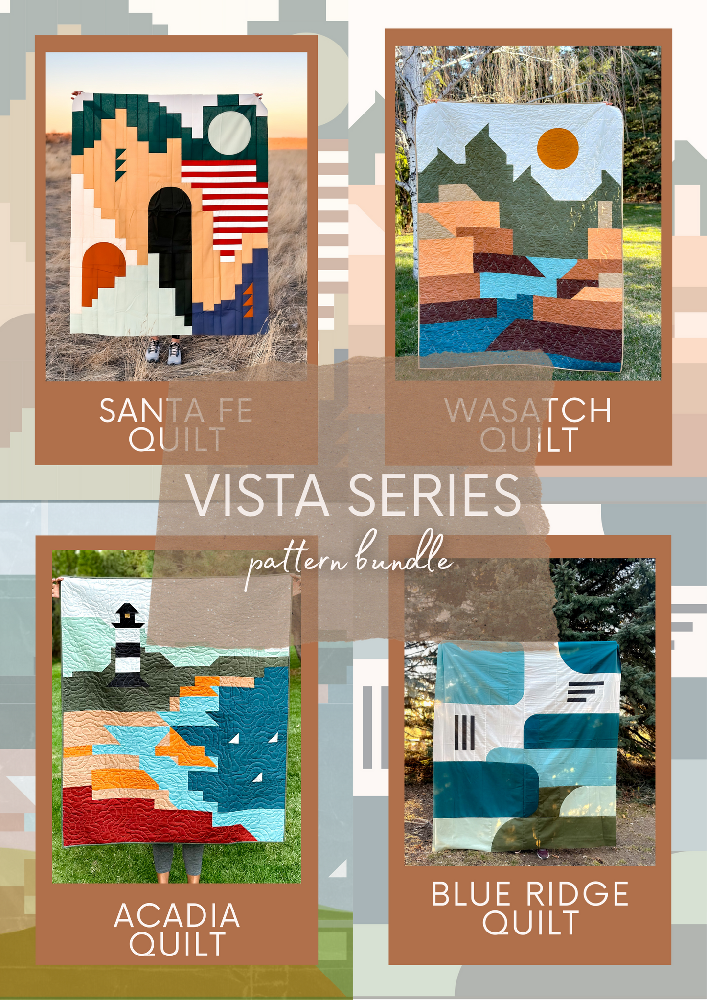 Vista Series quilt pattern bundle