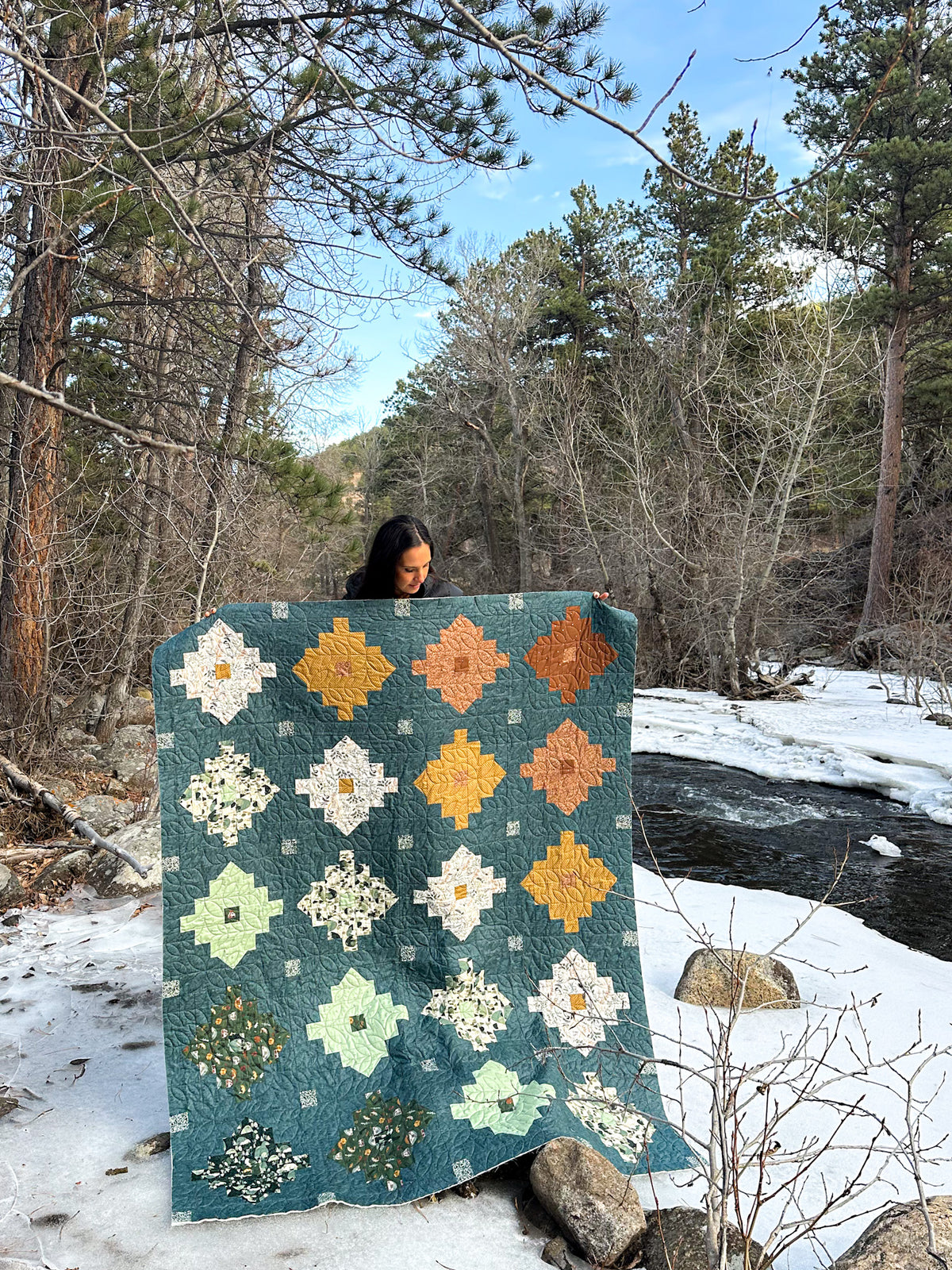 Reflection Pattern Design Textiles