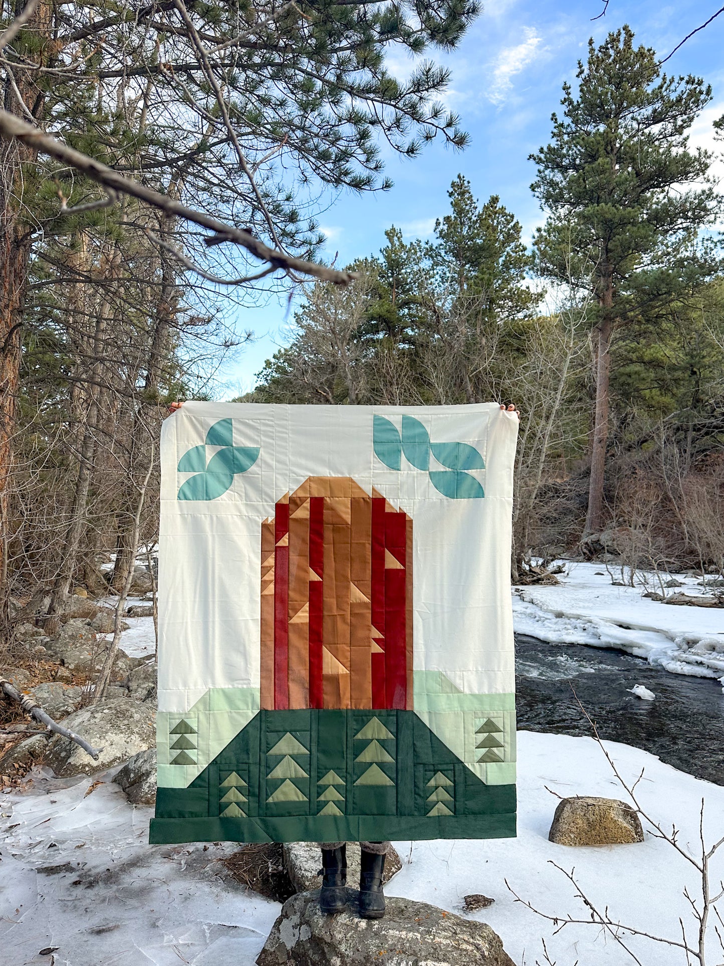 Devil's Tower Quilt pattern - PDF