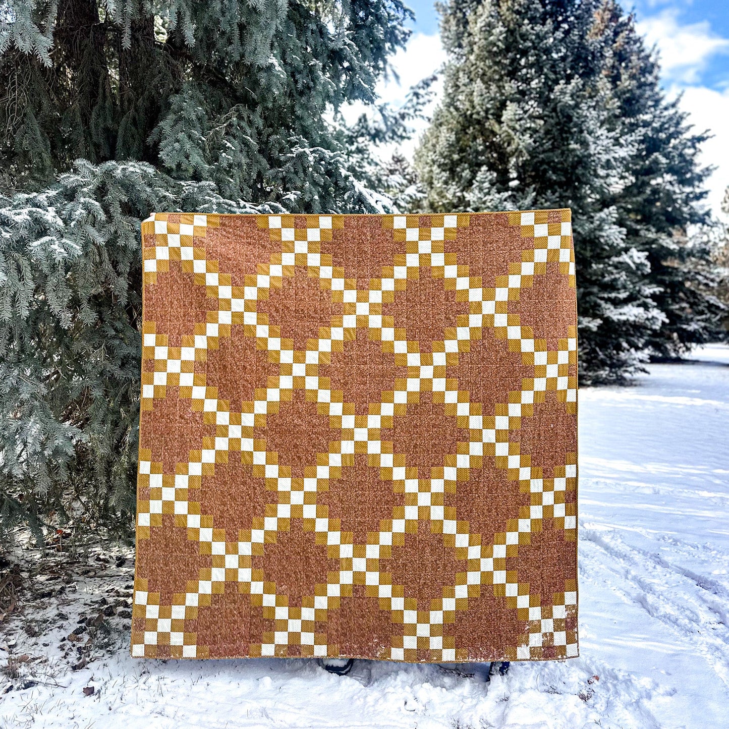 Double Irish Chain Quilt Kit