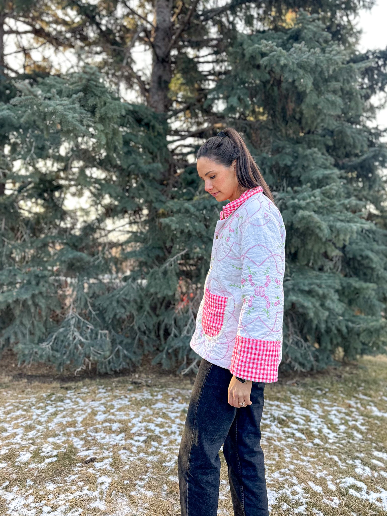 Quilted Chore Coat - Paper Pattern – Wellspring Designs