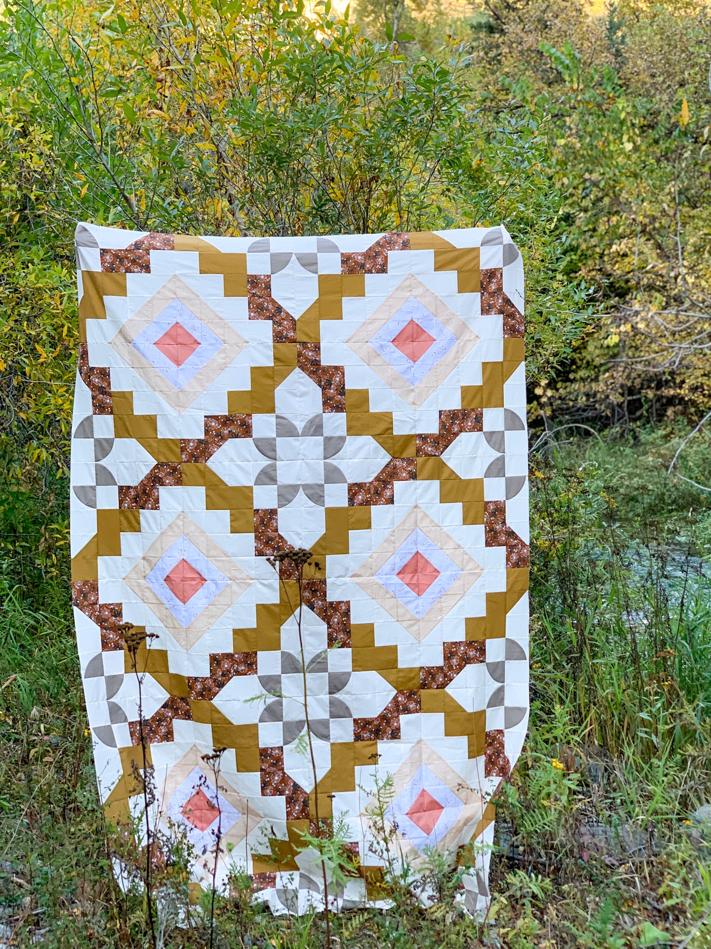 Flowerette Quilt - Paper Pattern