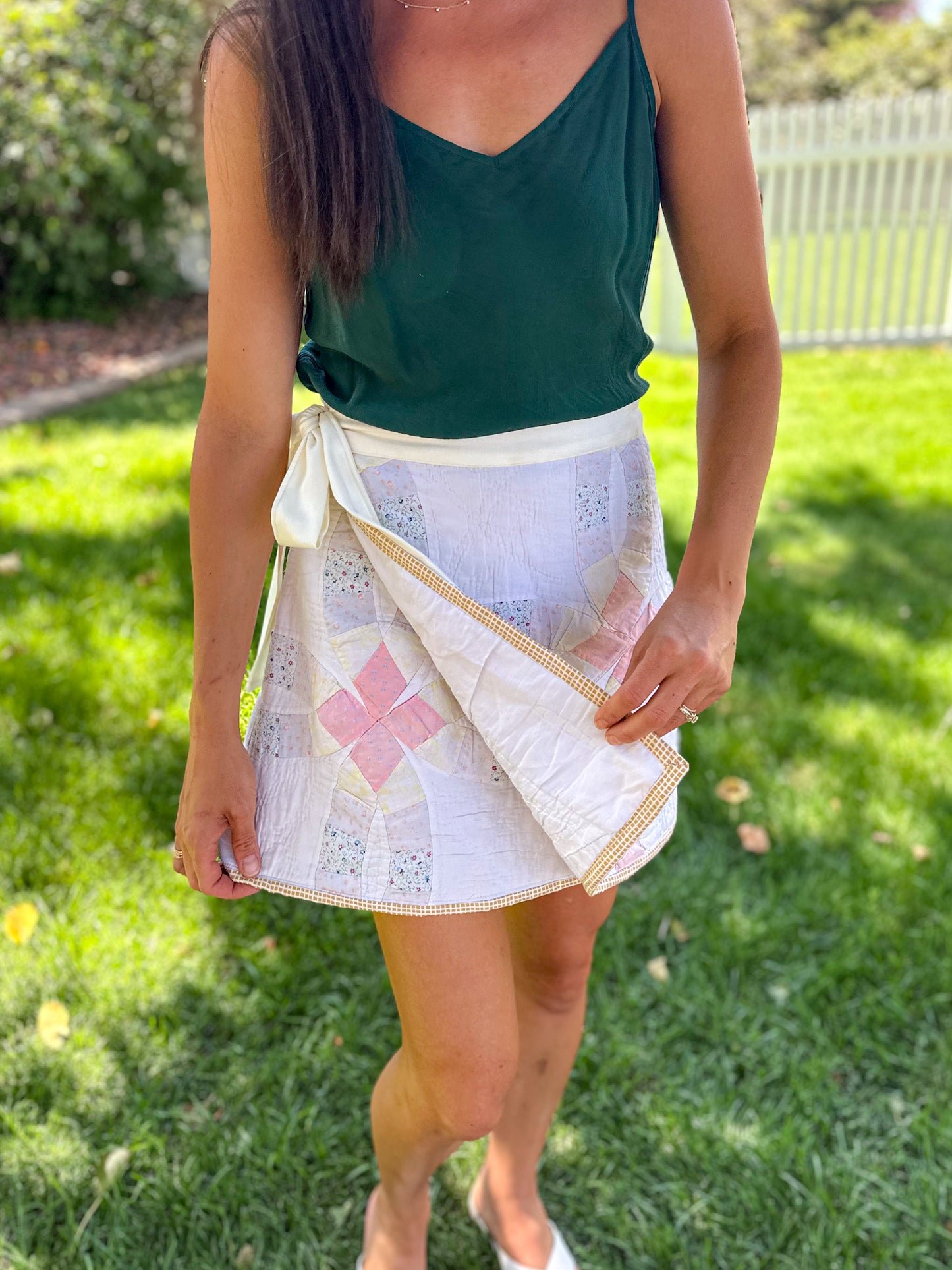 Quilted Wrap Skirt Sewing Pattern – Digital Download