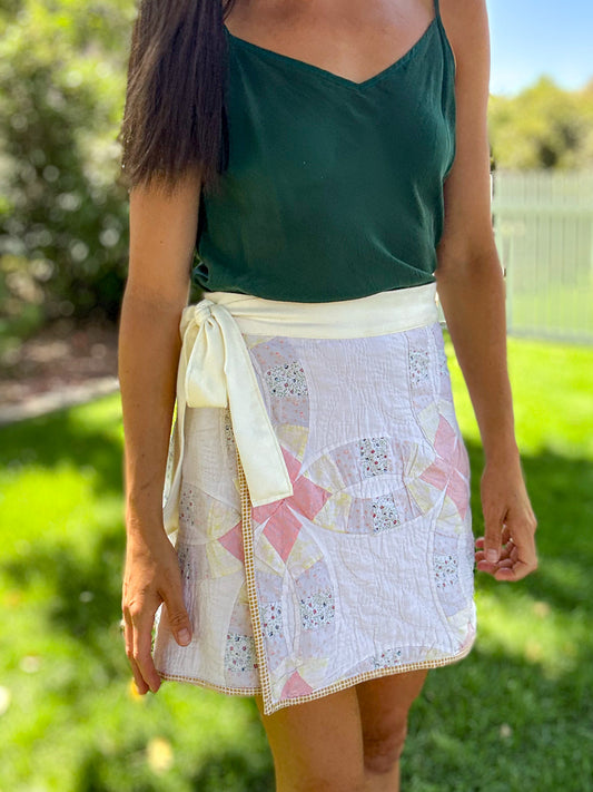 Quilted Wrap Skirt Sewing Pattern – Digital Download