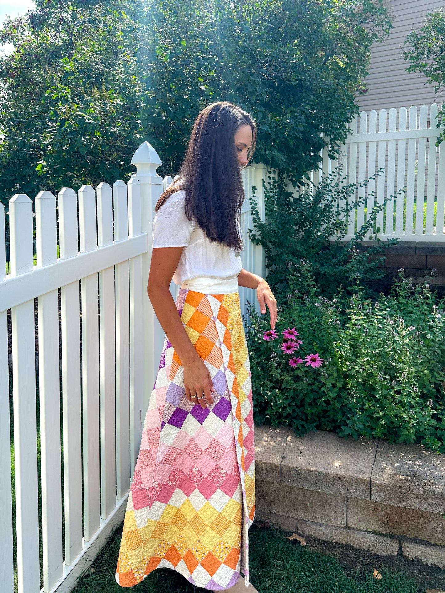 Quilted Wrap Skirt Sewing Pattern – Digital Download