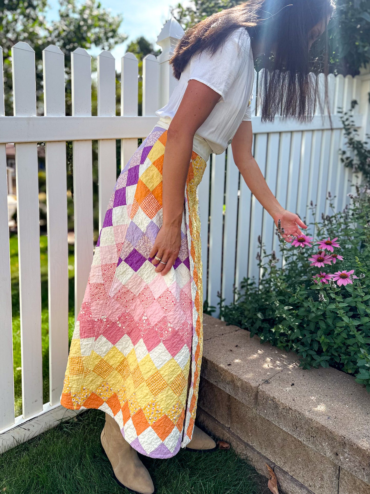 Quilted Wrap Skirt Sewing Pattern – Digital Download