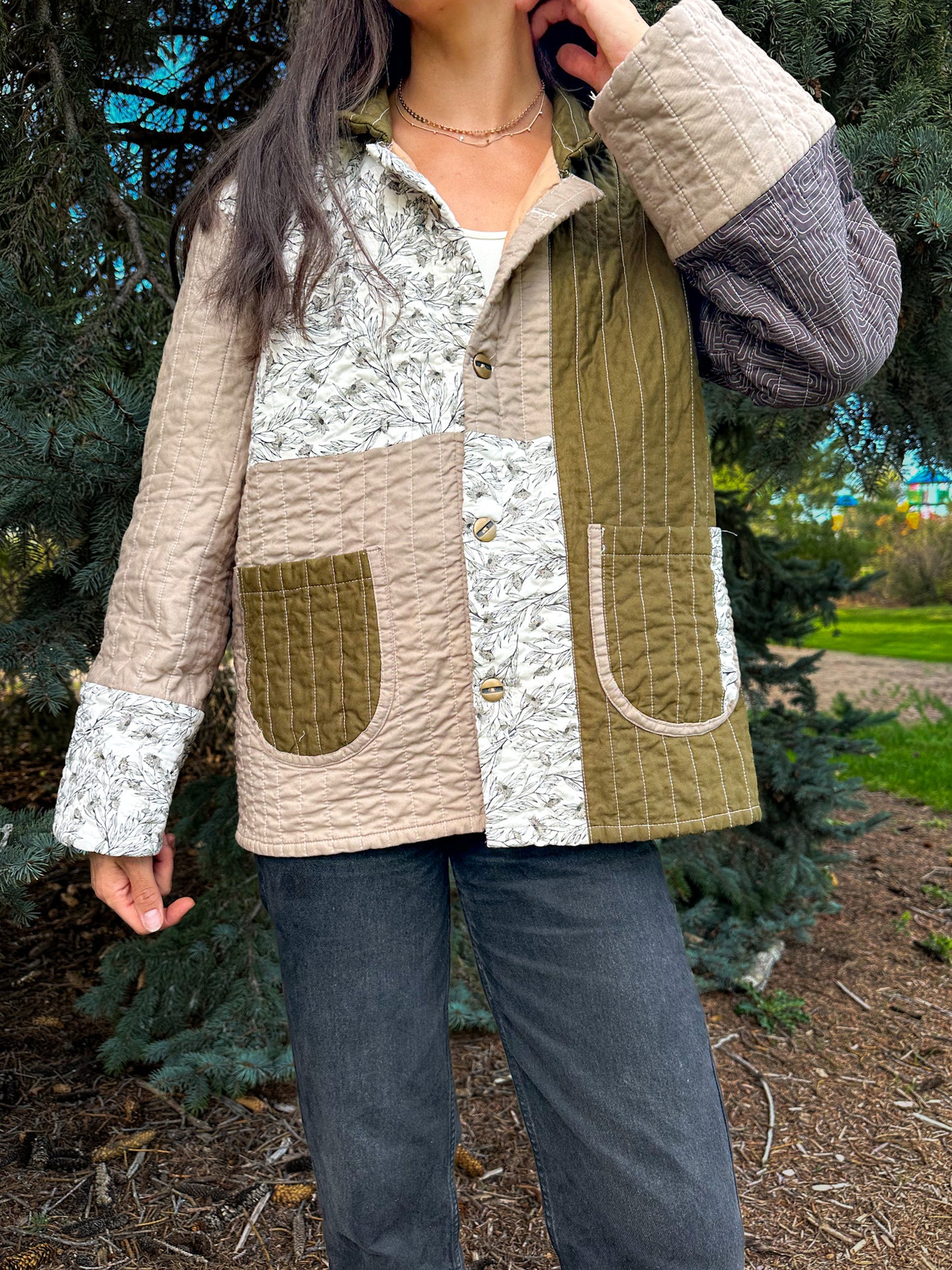 Quilted Chore Coat - Digital Download