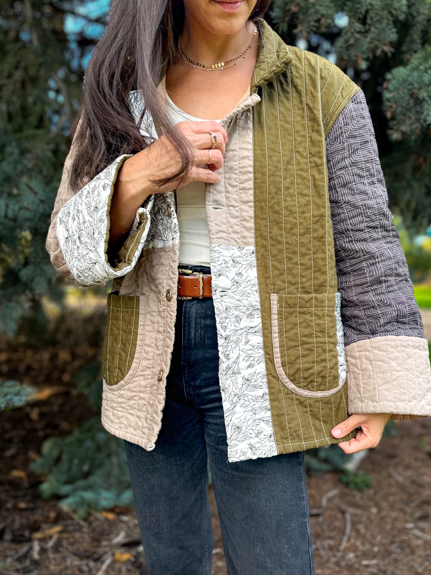 Quilted Chore Coat - Digital Download