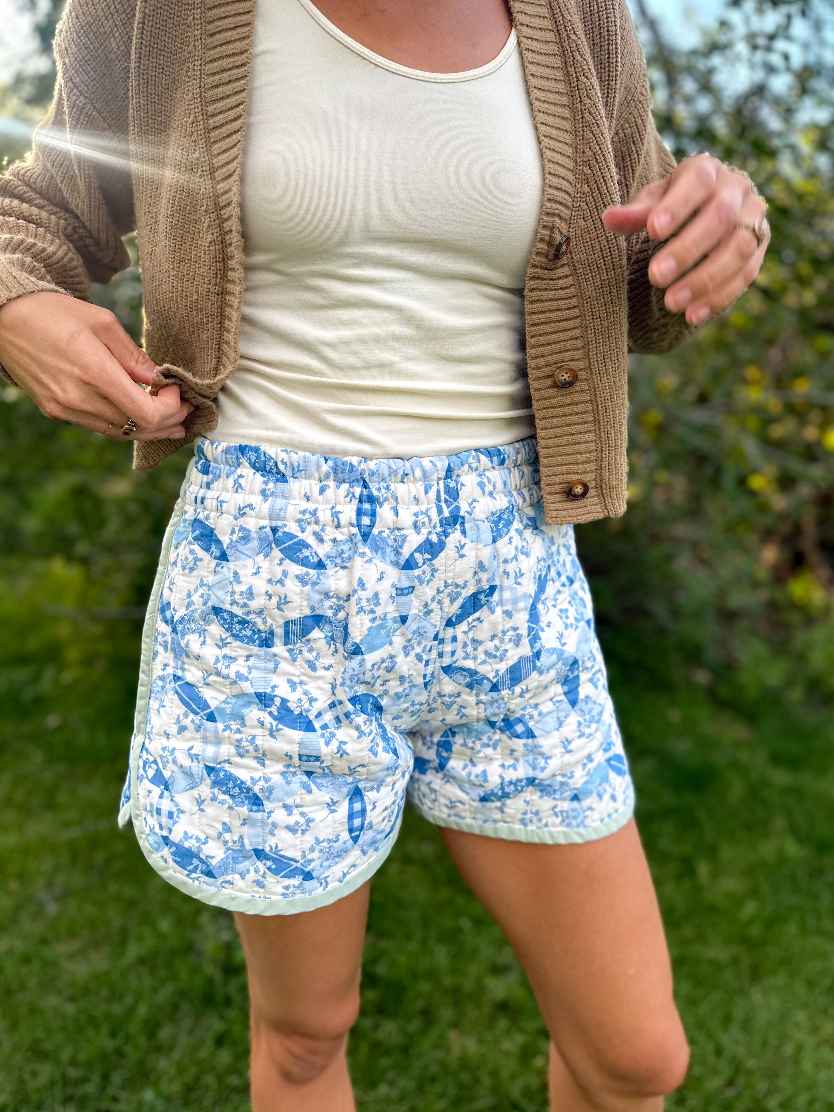 Quilted Shorts - Digital Pattern – Wellspring Designs