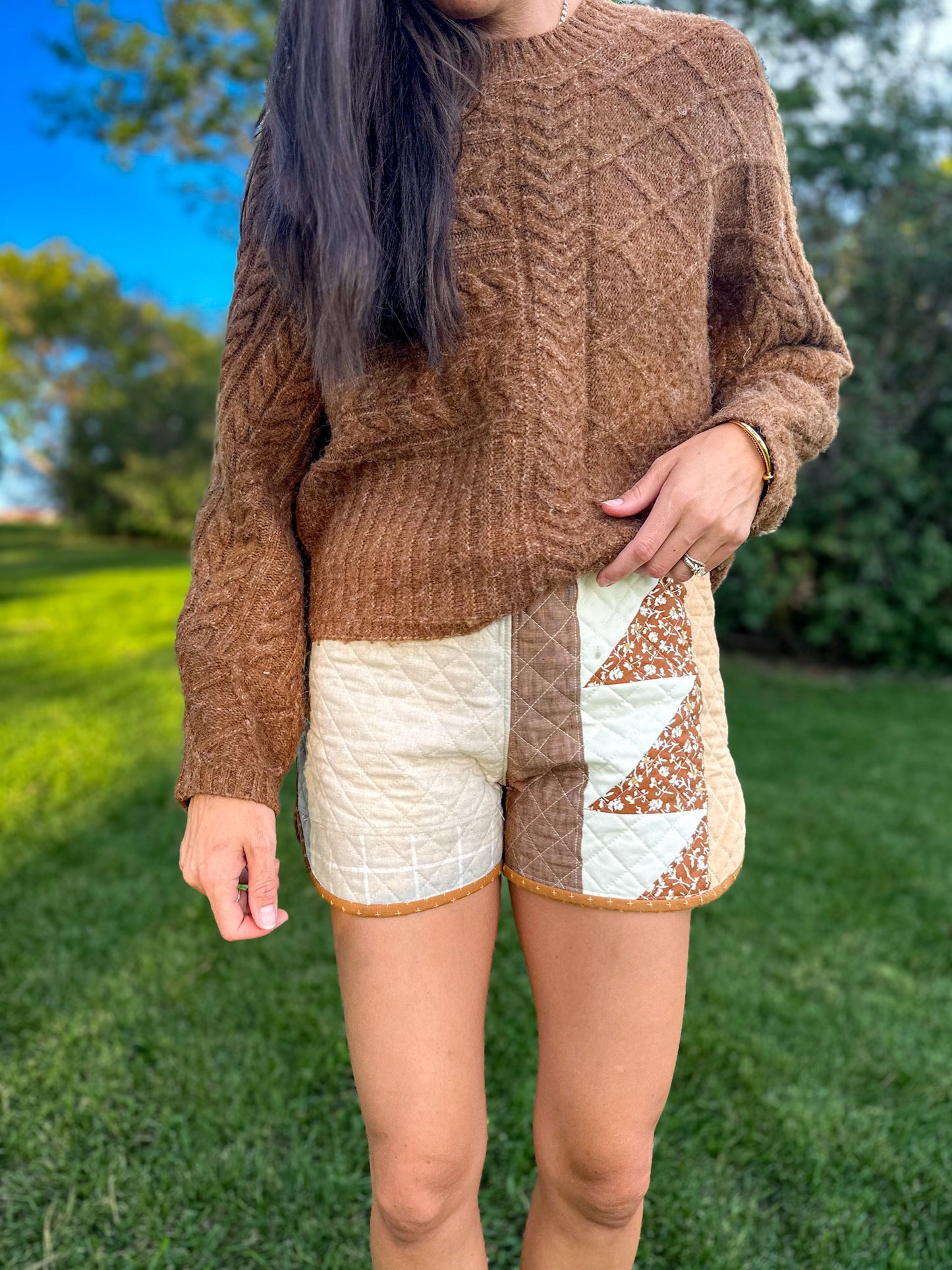 Quilted Shorts - Digital Pattern