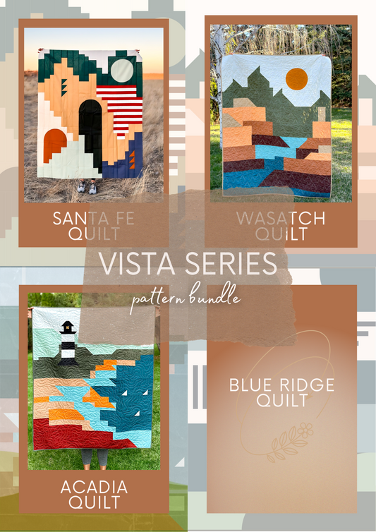 Vista Series quilt pattern bundle