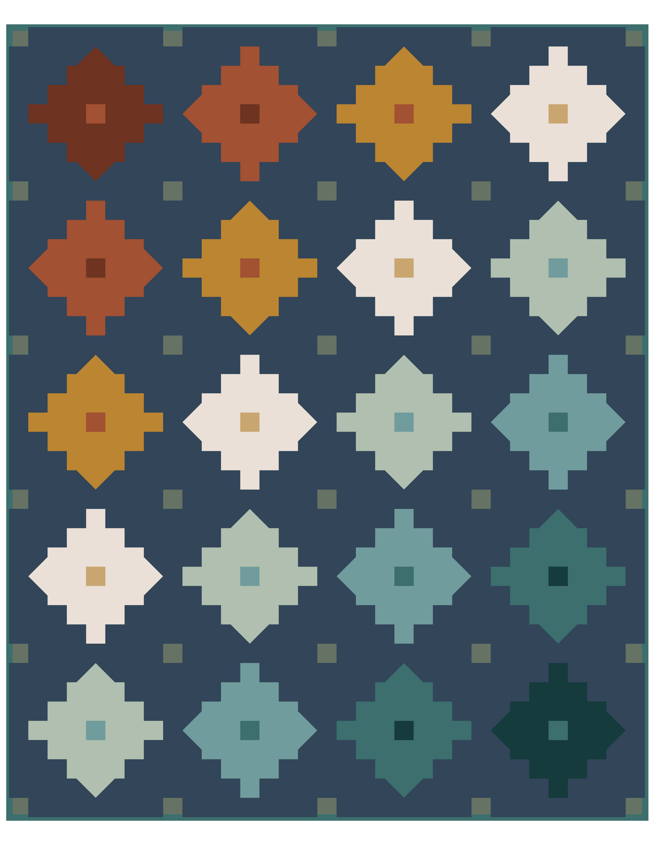 Reflection Quilt pattern - PDF – Wellspring Designs