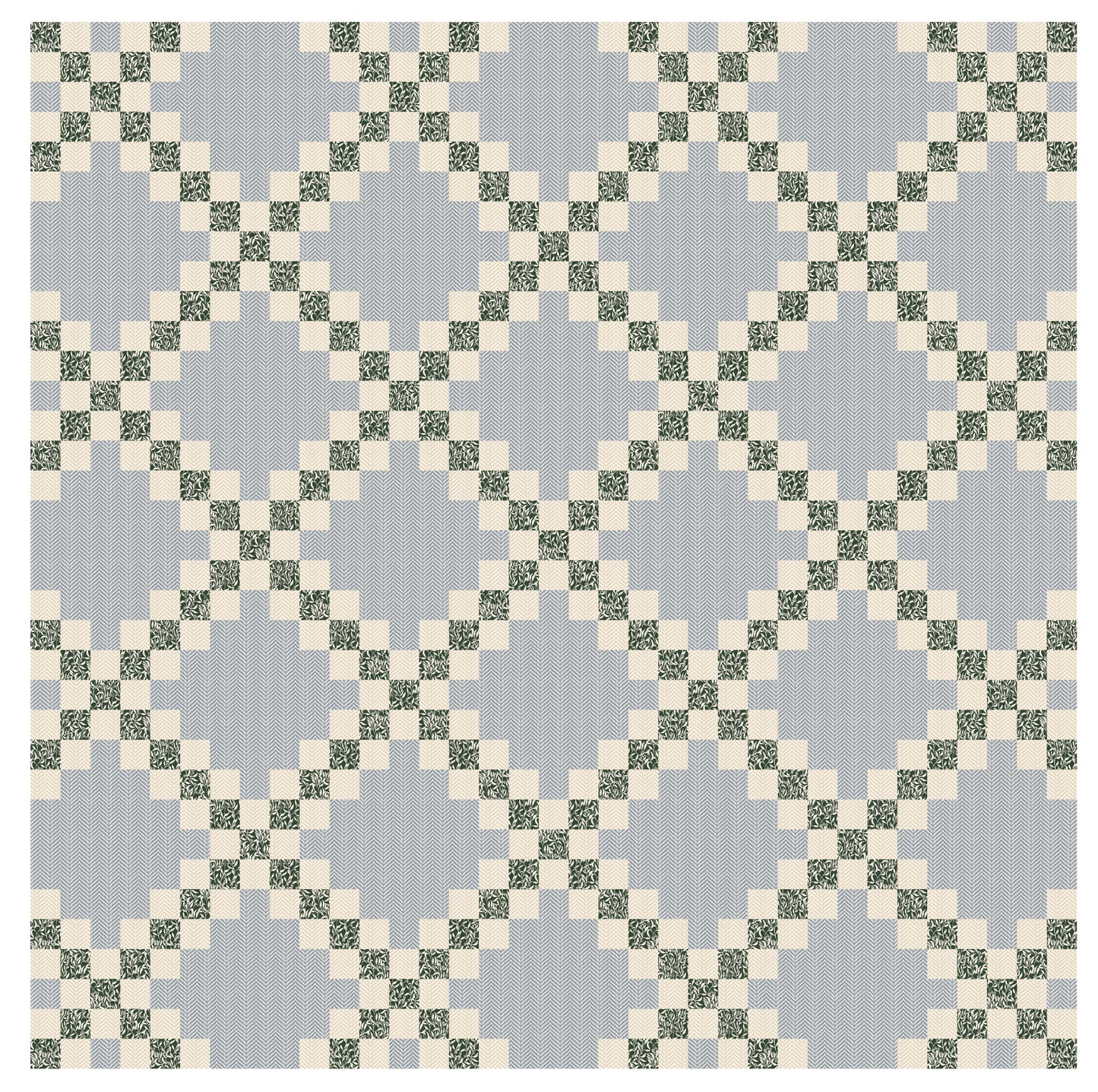 Double Irish Chain Quilt Kit