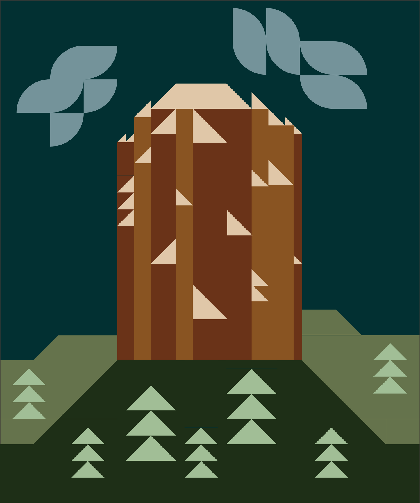 Devil's Tower Quilt Kit