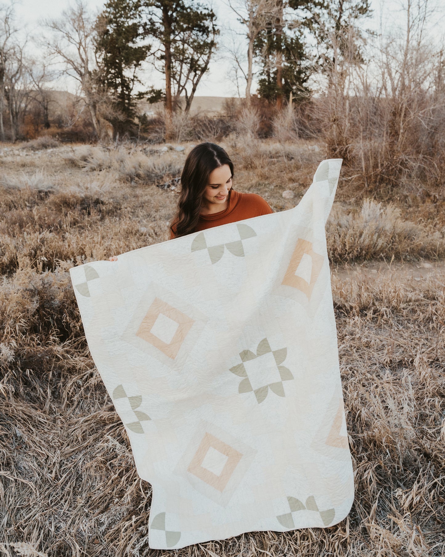 Flowerette Quilt - Paper Pattern