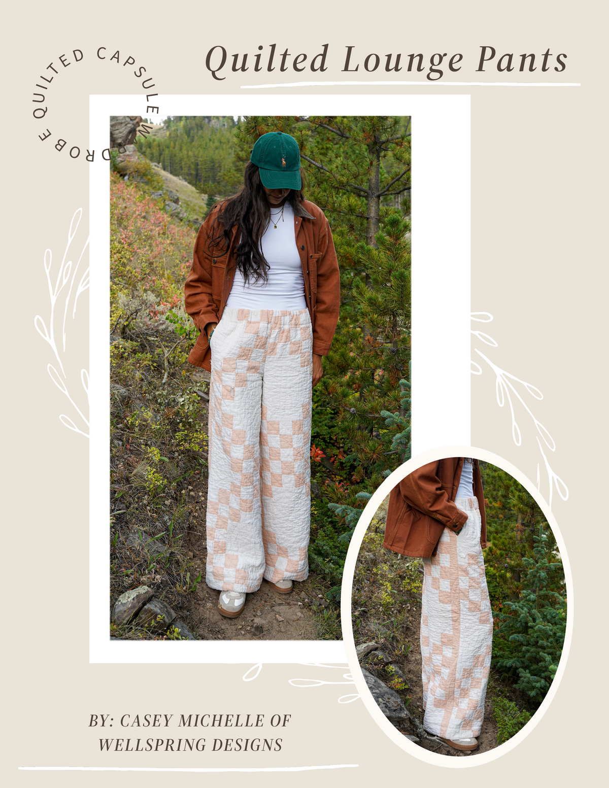 Quilted Lounge Pants - Digital Sewing Pattern