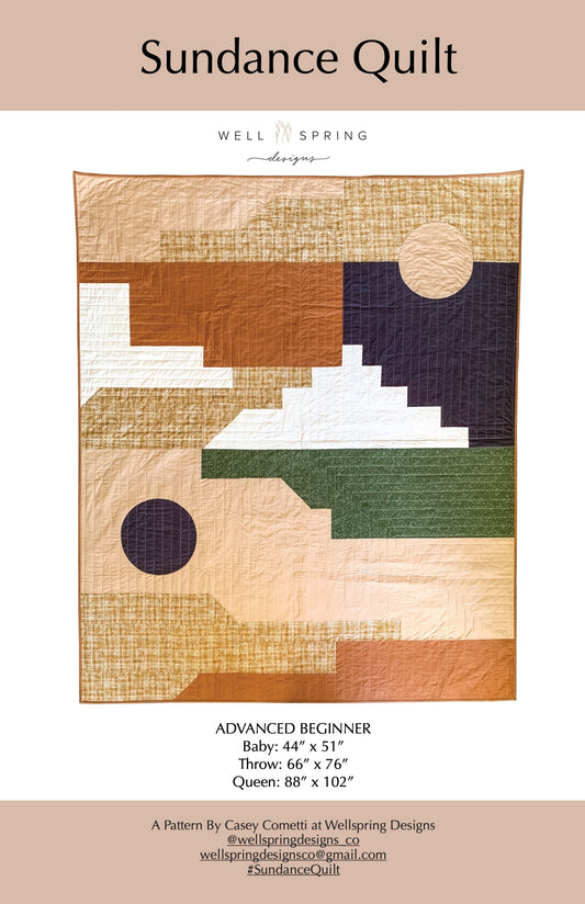 Sundance Quilt - Paper Pattern